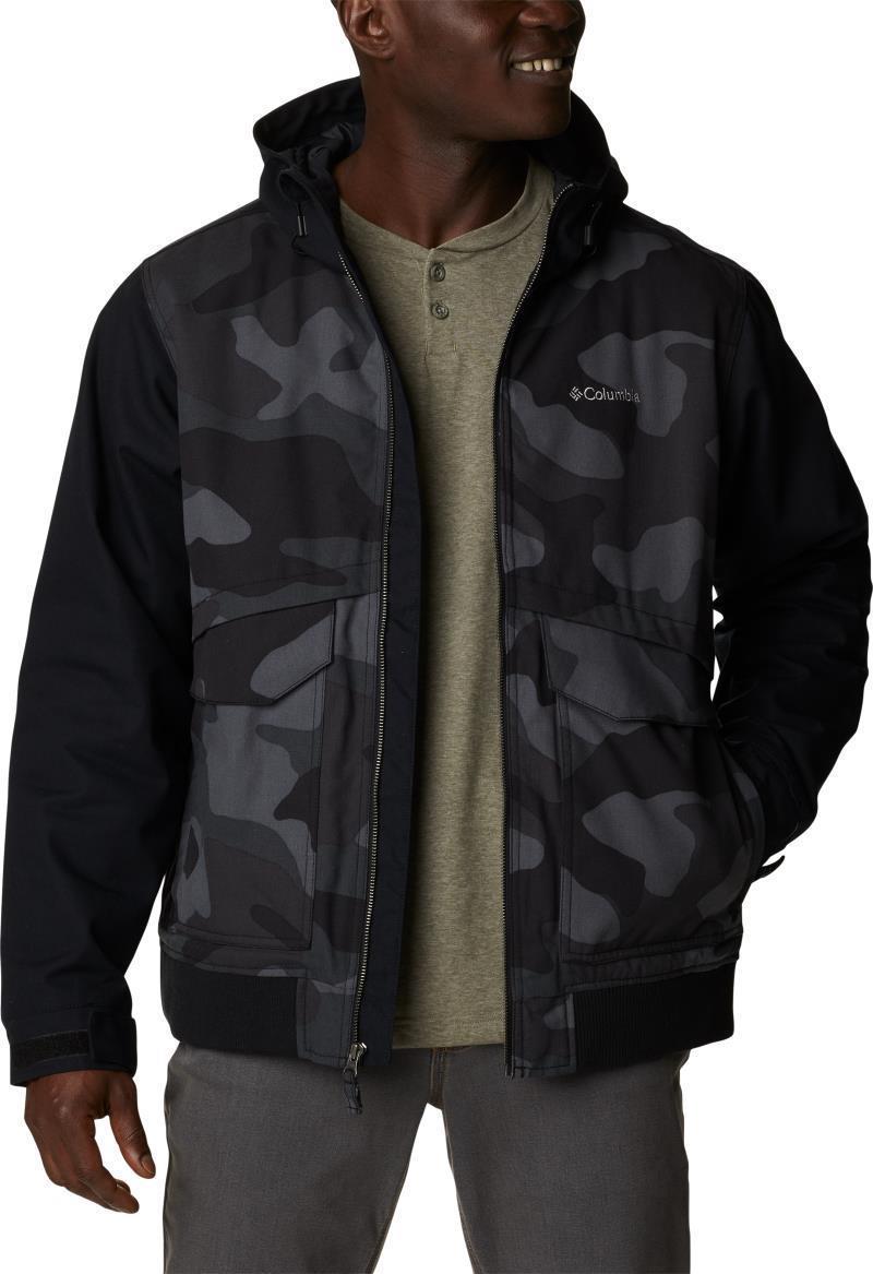 Loma Vista II Hooded Jacket - Tall - Mens - Black Mod Camo Print / Black 2
