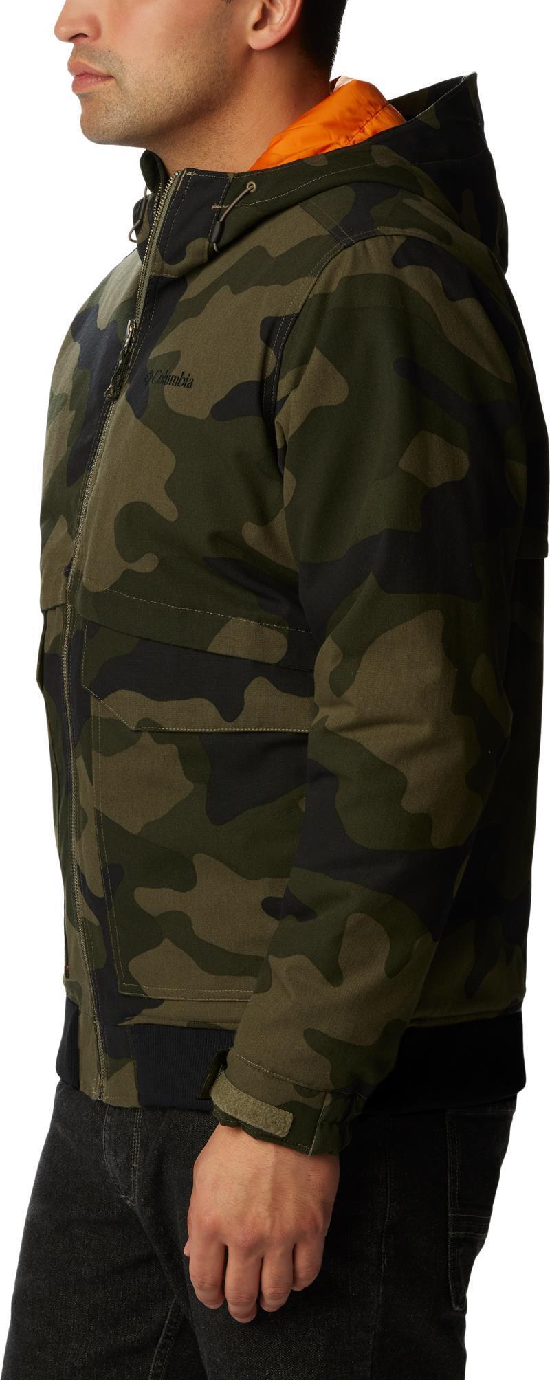 Loma Vista II Hooded Jacket - Tall - Mens - Stone Green Mod Camo Print 3