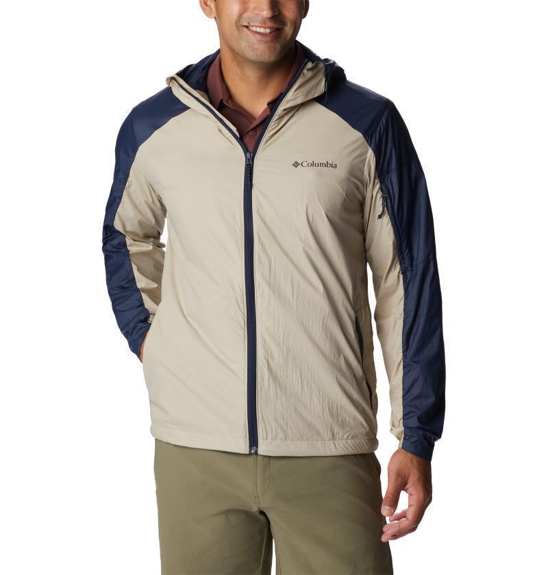 Loop Trail Windbreaker - Mens - Ancient Fossil / Collegiate Navy 1