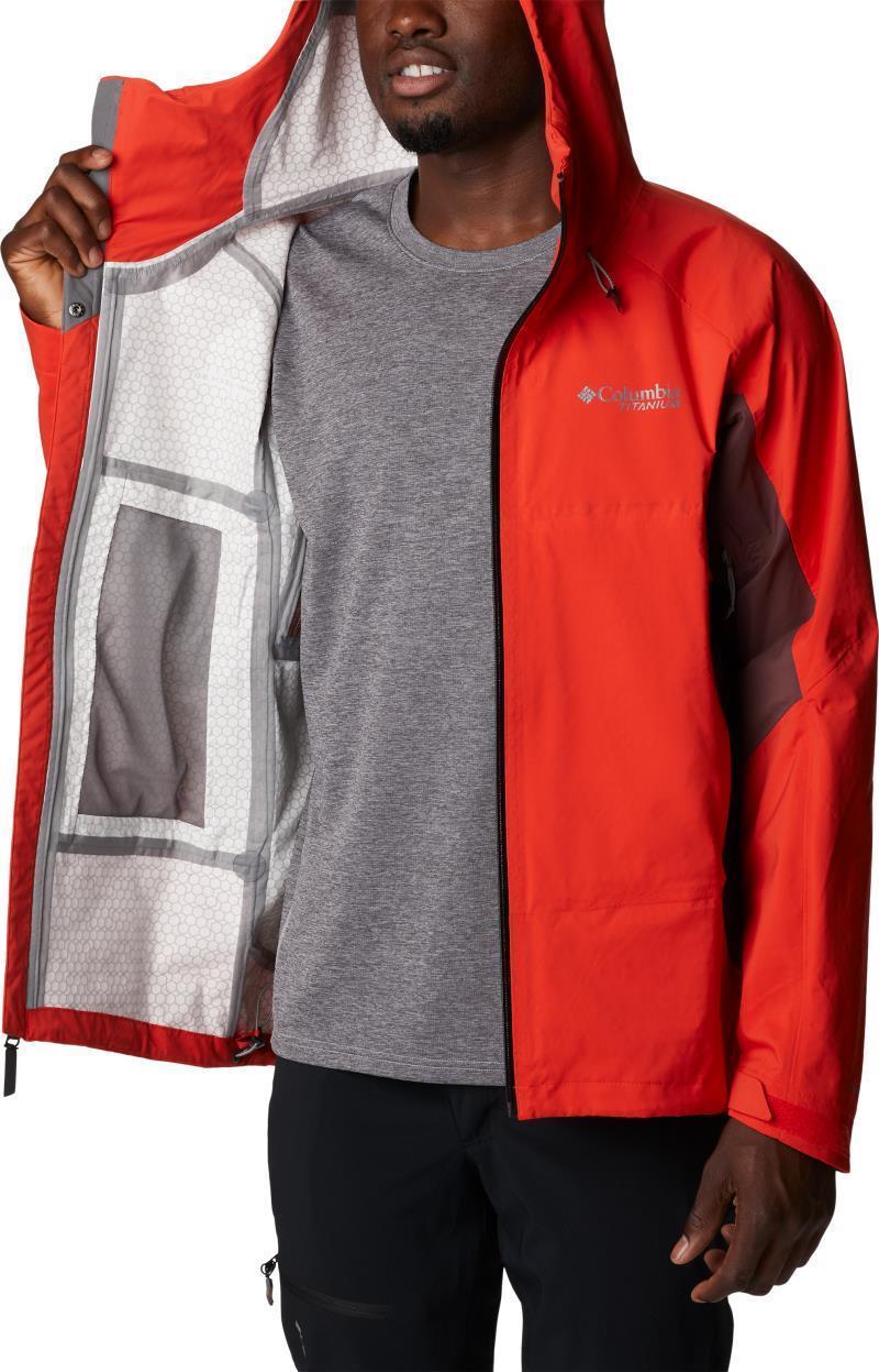 Mazama Trail Shell - Mens - Spicy / Black / Light Raisin 4