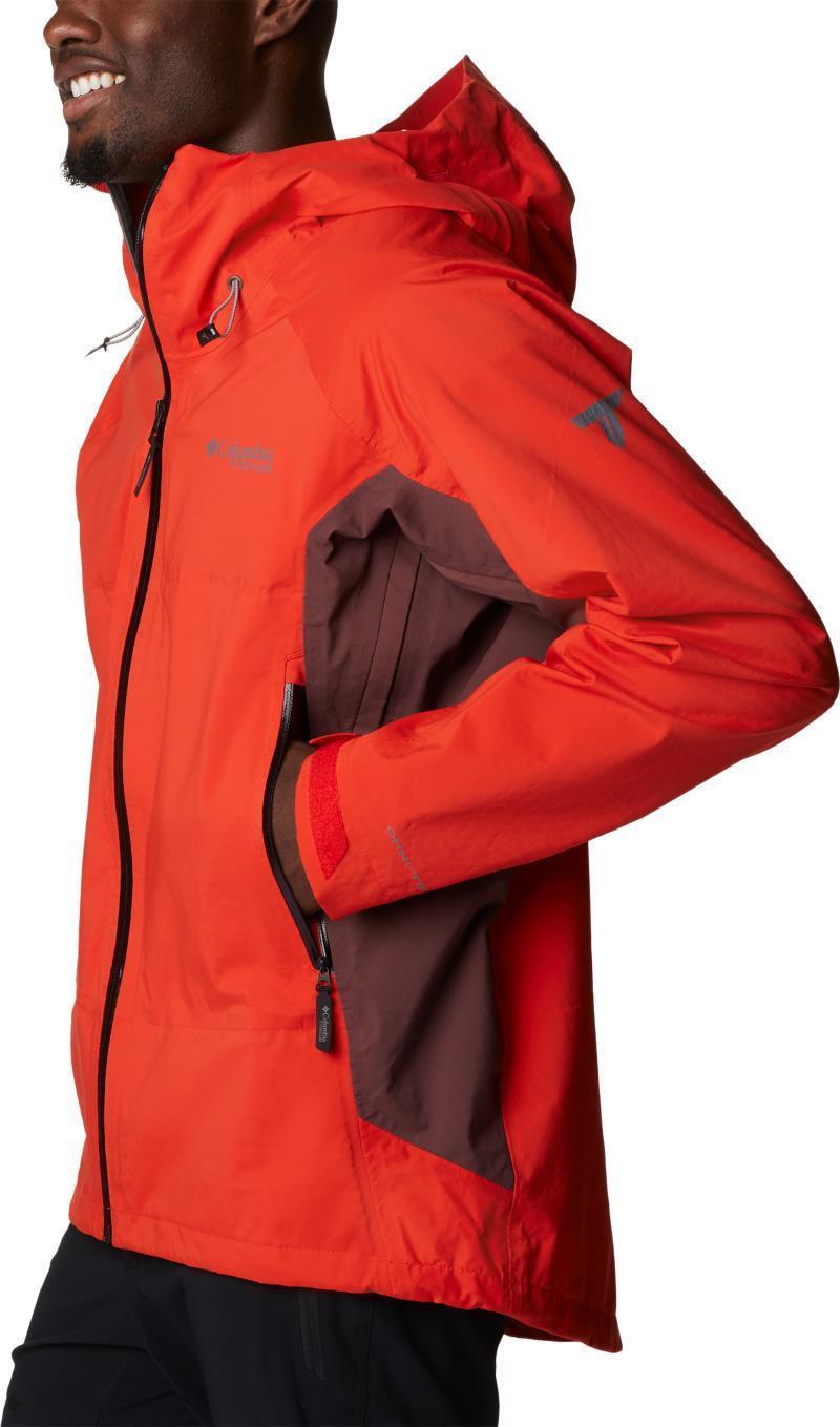 Mazama Trail Shell - Mens - Spicy / Black / Light Raisin 5