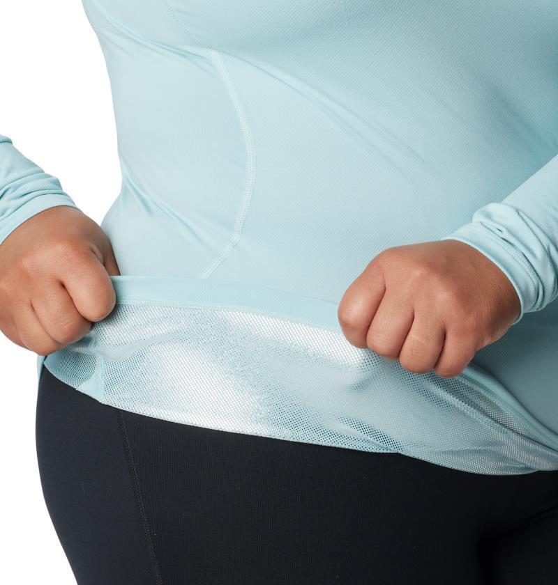 Midweight Stretch LS Top - Plus - Womens - Aqua Haze 5