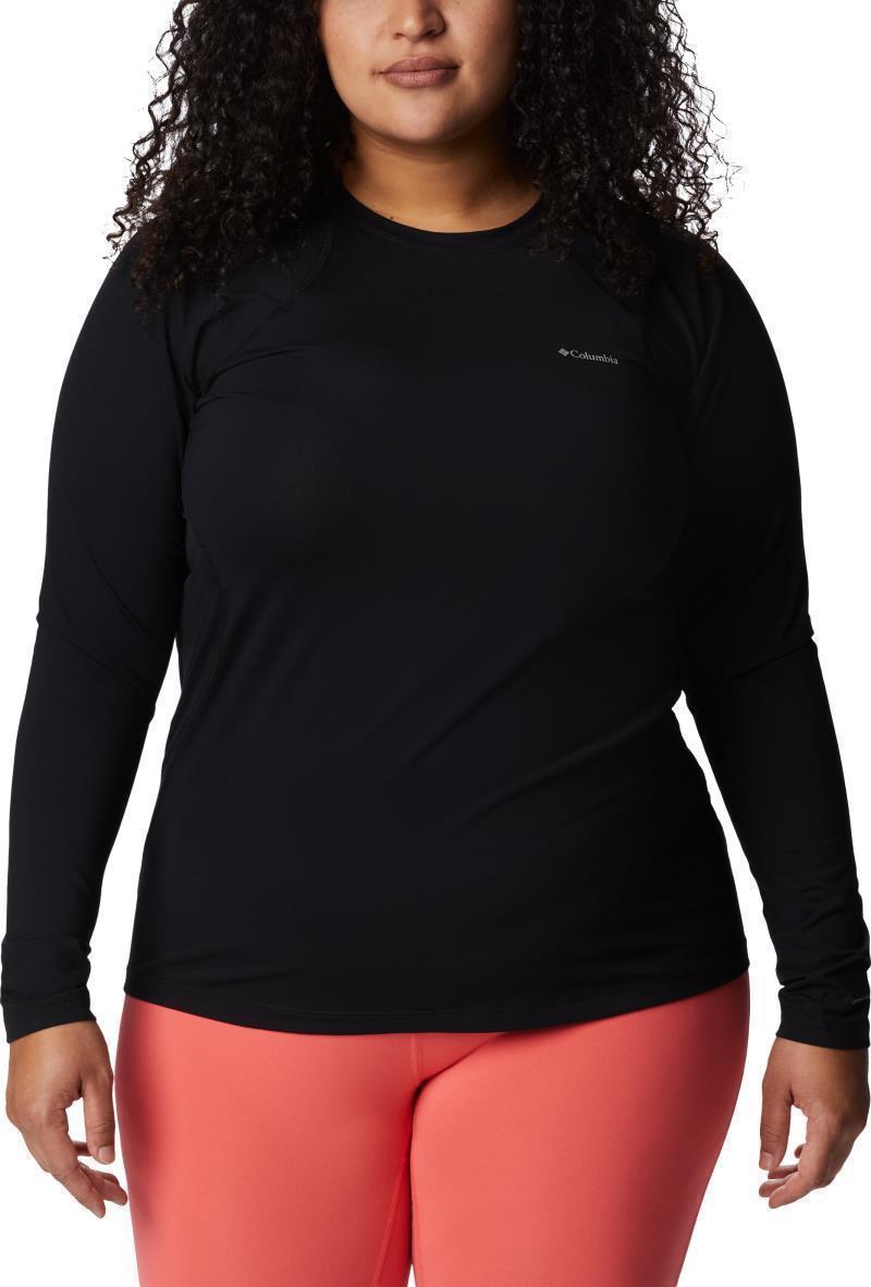 Midweight Stretch LS Top - Plus - Womens - Black 1