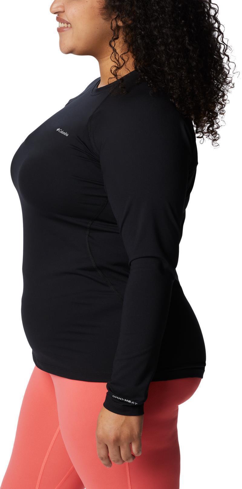 Midweight Stretch LS Top - Plus - Womens - Black 3
