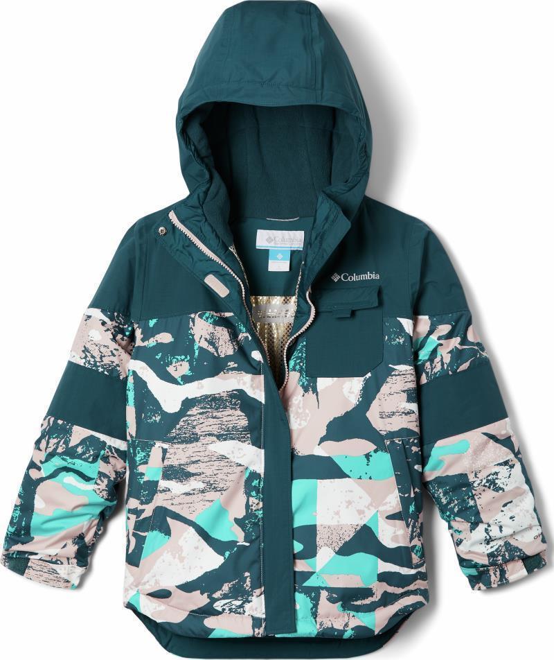 Mighty Mogul II Jacket - Youth Girls - Dusty Pink Geoglacial / Night Wave 1