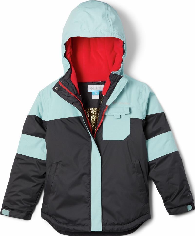 Mighty Mogul II Jacket - Youth Girls - Shark / Aqua Haze 1