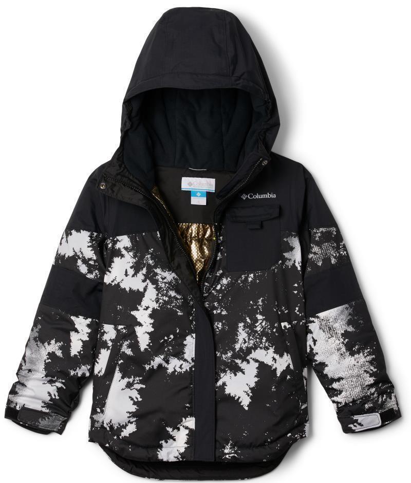 Mighty Mogul II Jacket - Youth Girls - White Lookup / Black 1