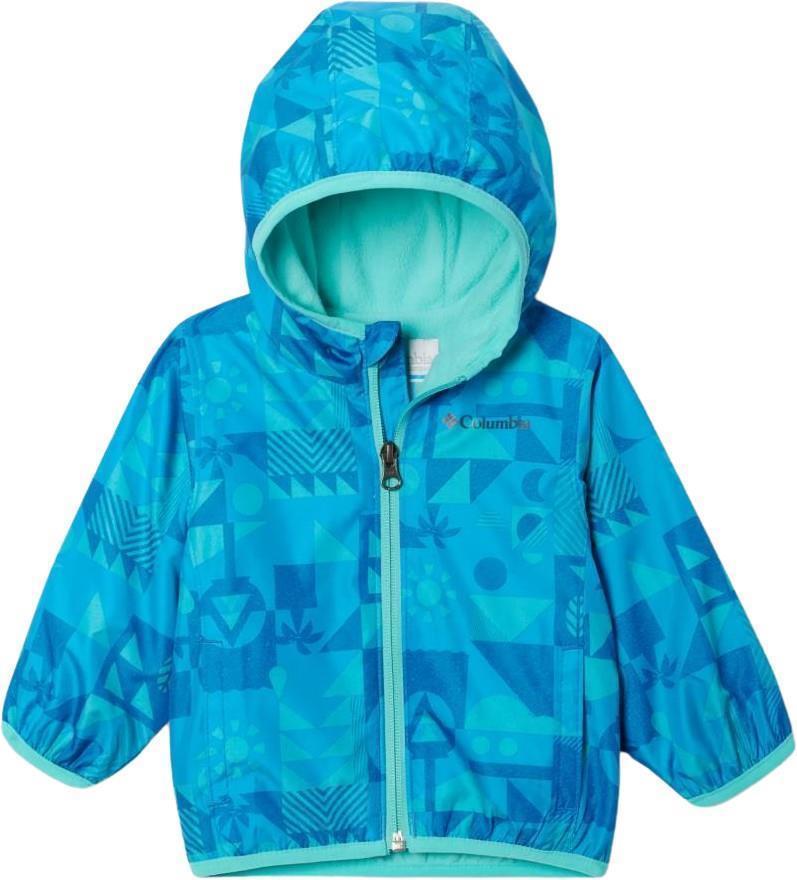 Mini Pixel Grabber II Wind Jacket - Infant - Bright Aqua Quest 1