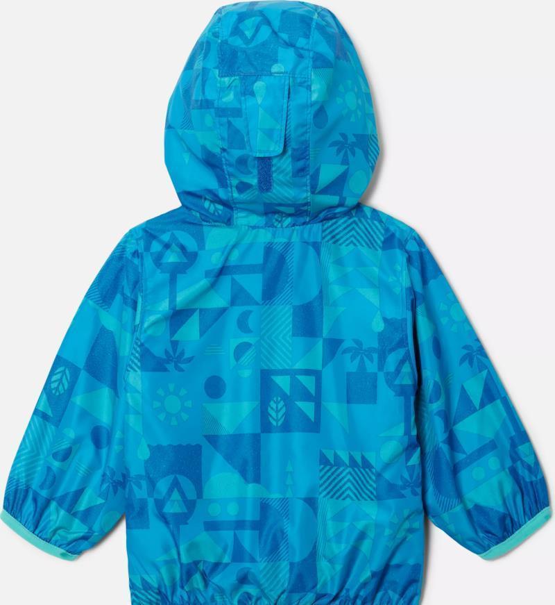 Mini Pixel Grabber II Wind Jacket - Infant - Bright Aqua Quest 2