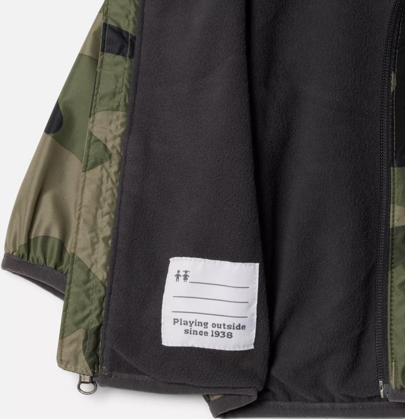Mini Pixel Grabber II Wind Jacket - Infant - Stone Green Mod Camo 3
