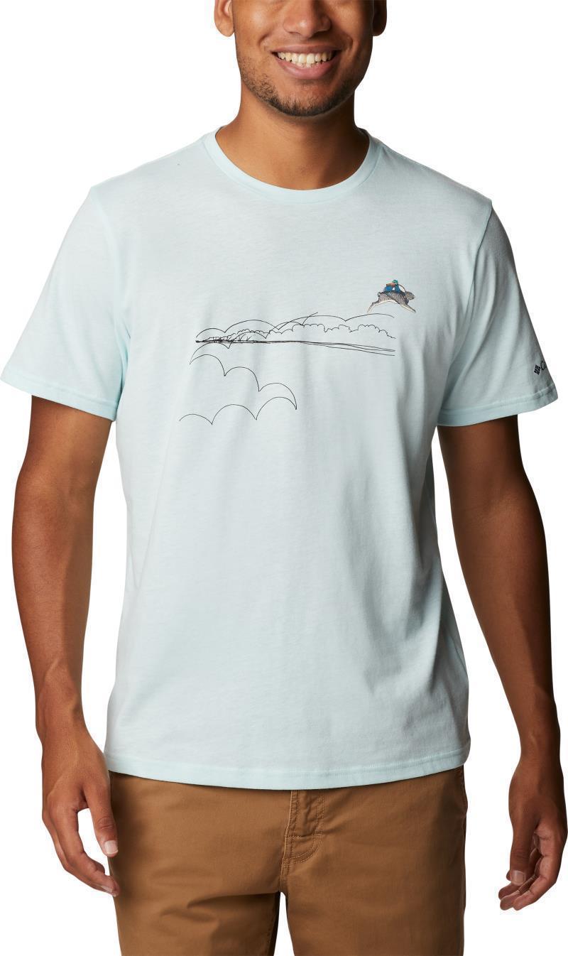 Mission Trails Graphic Tee - Mens - Icy Morn Heather / Jackrabbit Graphic 1