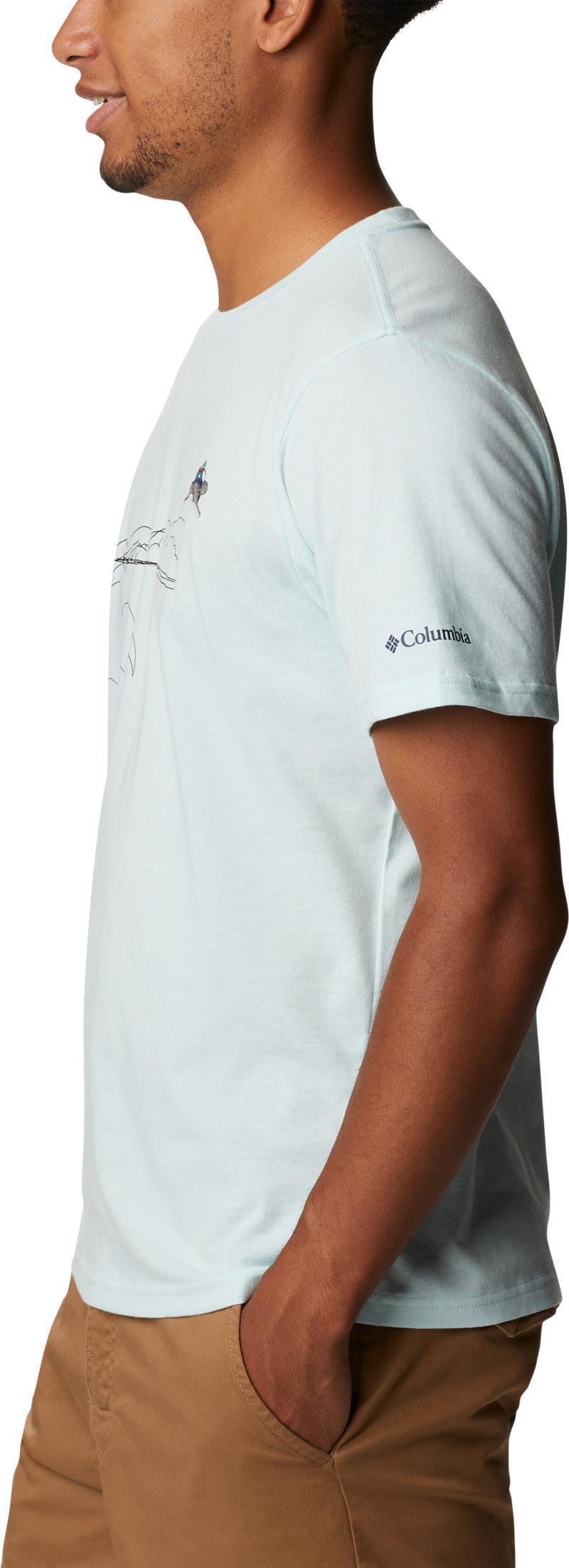 Mission Trails Graphic Tee - Mens - Icy Morn Heather / Jackrabbit Graphic 4
