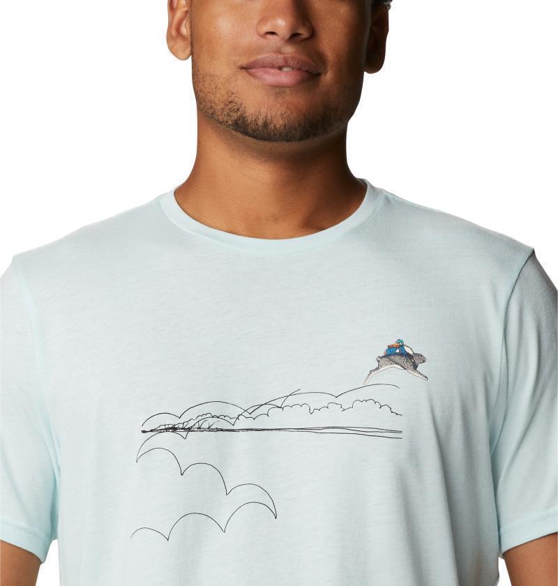 Mission Trails Graphic Tee - Mens - Icy Morn Heather / Jackrabbit Graphic 5