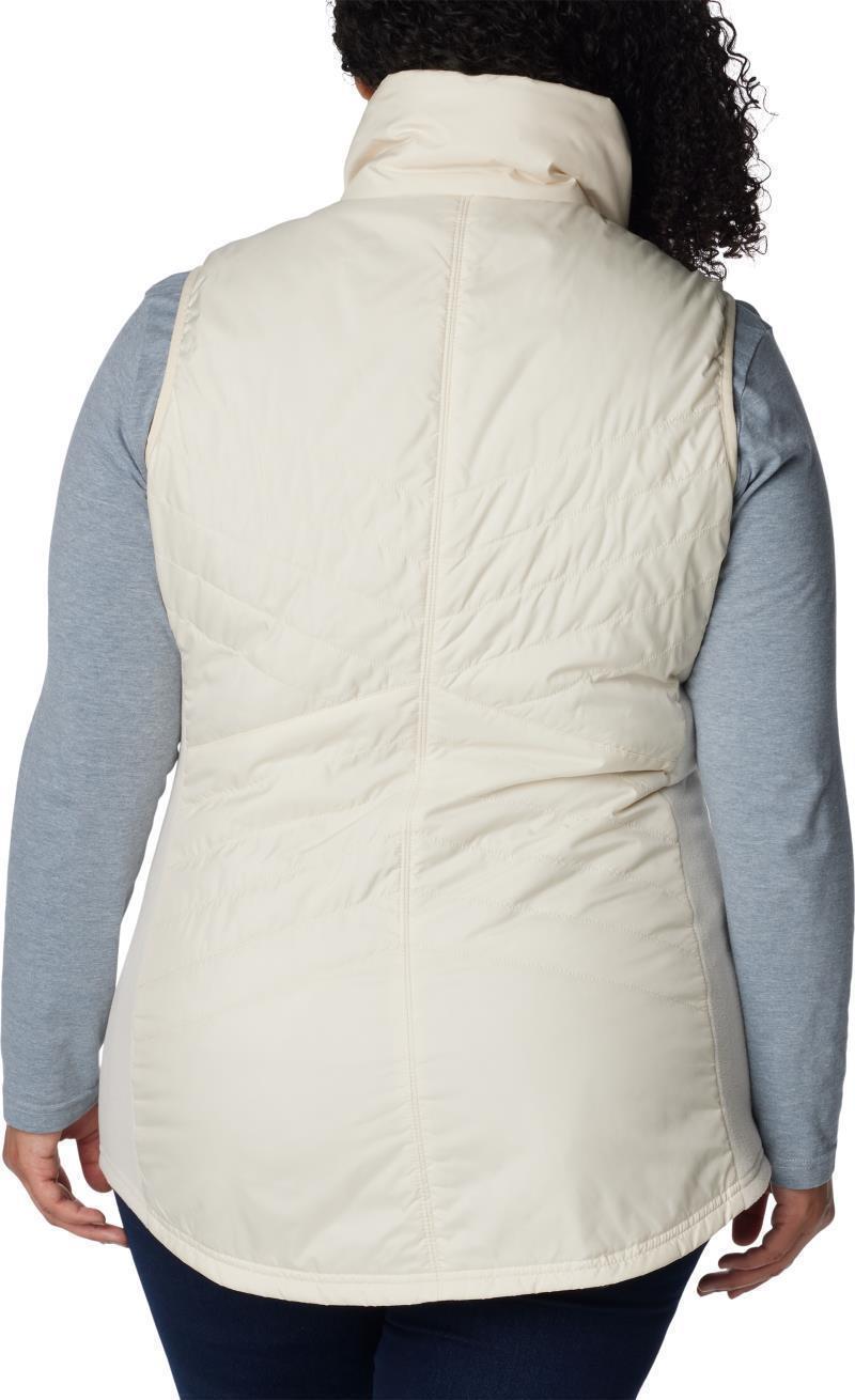 Mix It Around Long Vest - Plus - Womens - Chalk 2