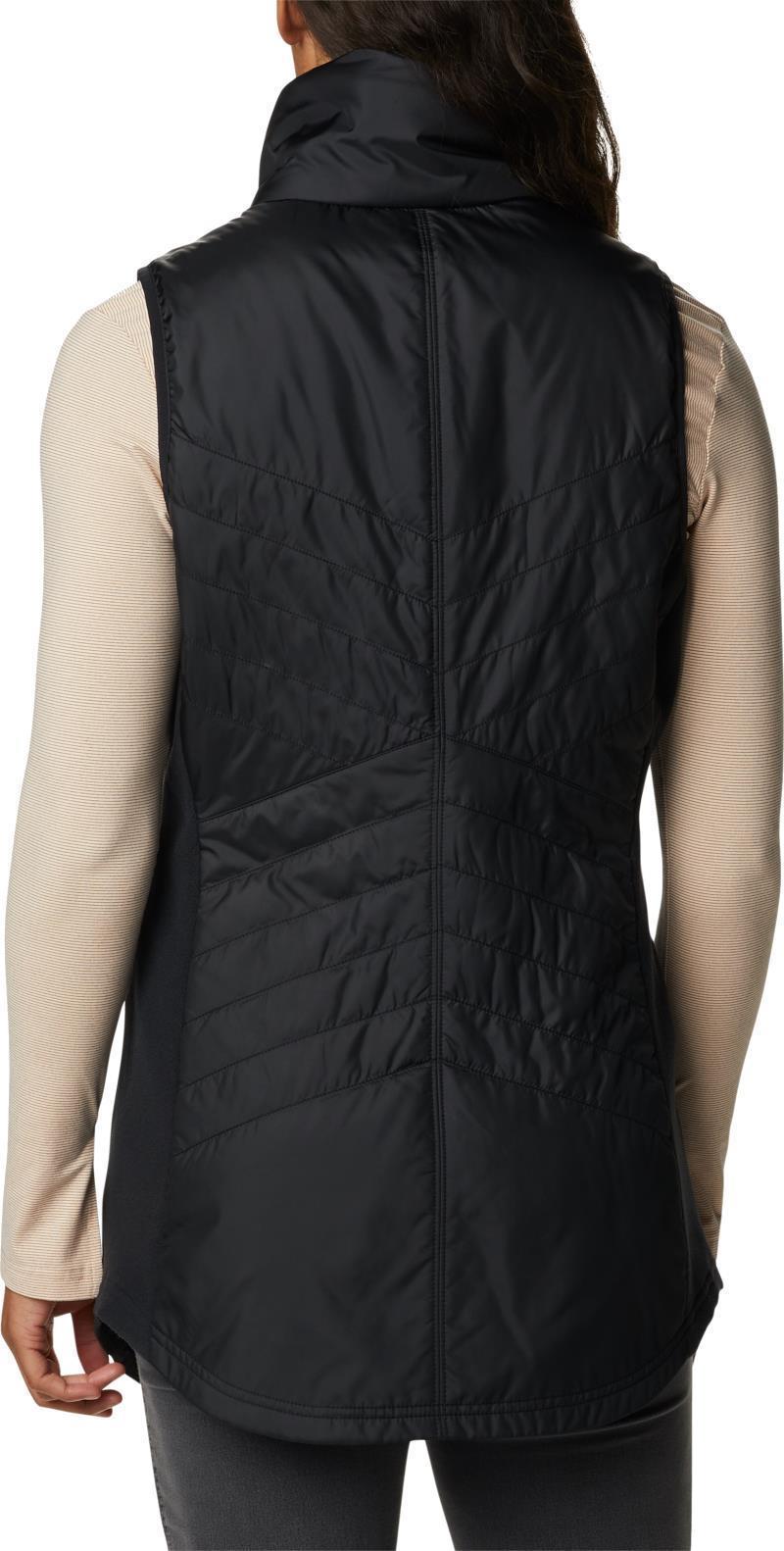 Mix It Around Long Vest - Womens - Black 2