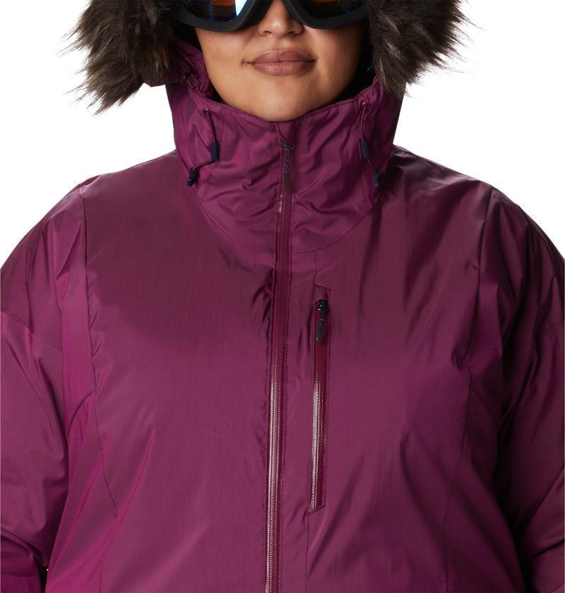 Mount Bindo II Insulated Jacket - Plus - Womens - Marionberry Sheen 5