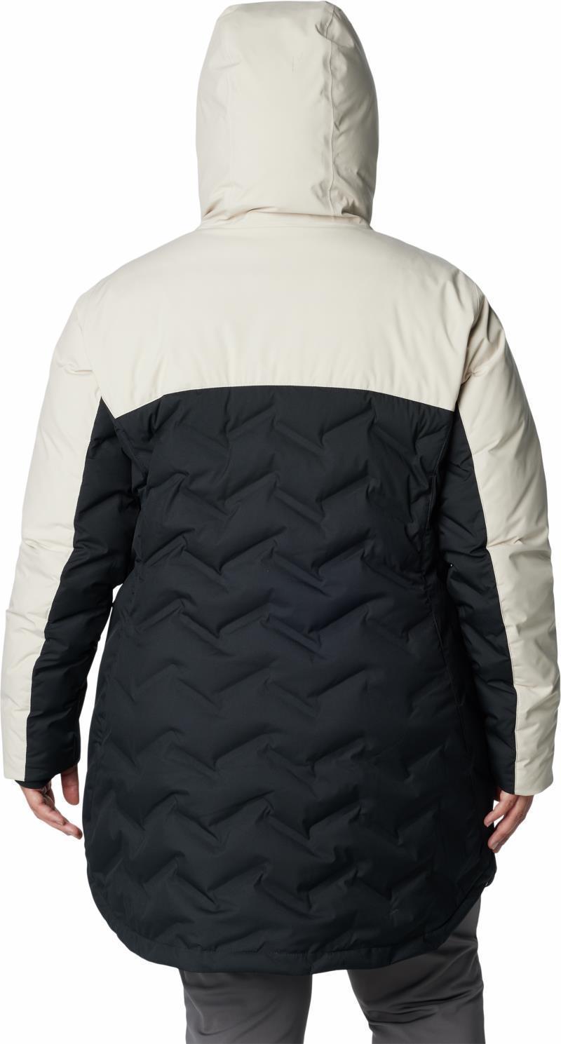 Mountain Croo II Mid Down Jacket - Plus - Womens - Black / Dark Stone 2