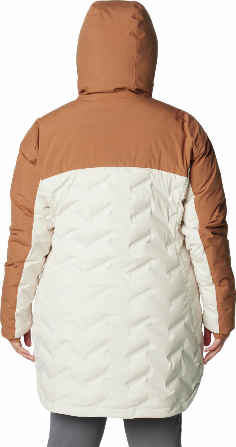 Mountain Croo II Mid Down Jacket - Plus - Womens - Chalk / Camel Brown 2