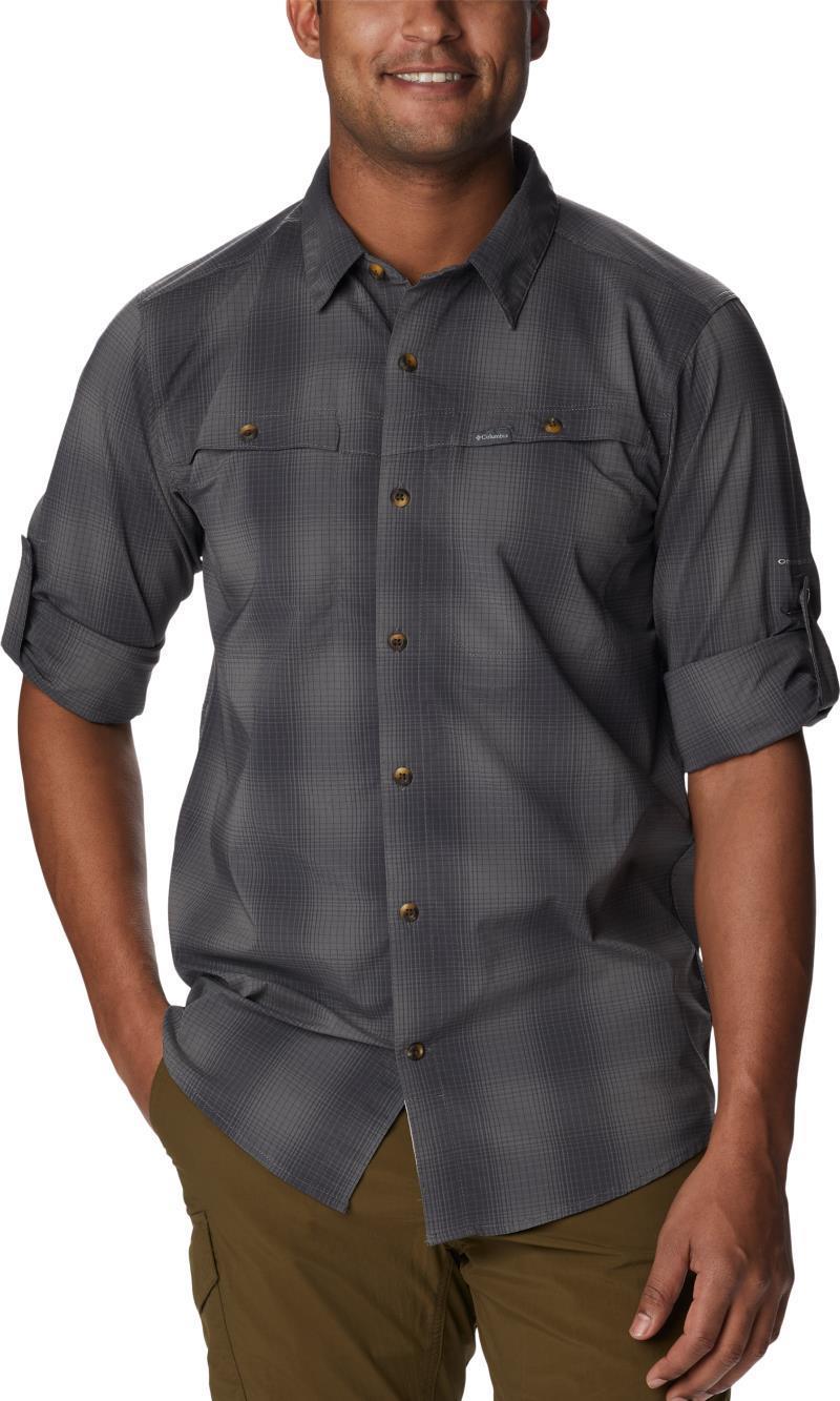 Newton Ridge II Plaid LS - Tall - Mens - City Grey Soft Ombre 4