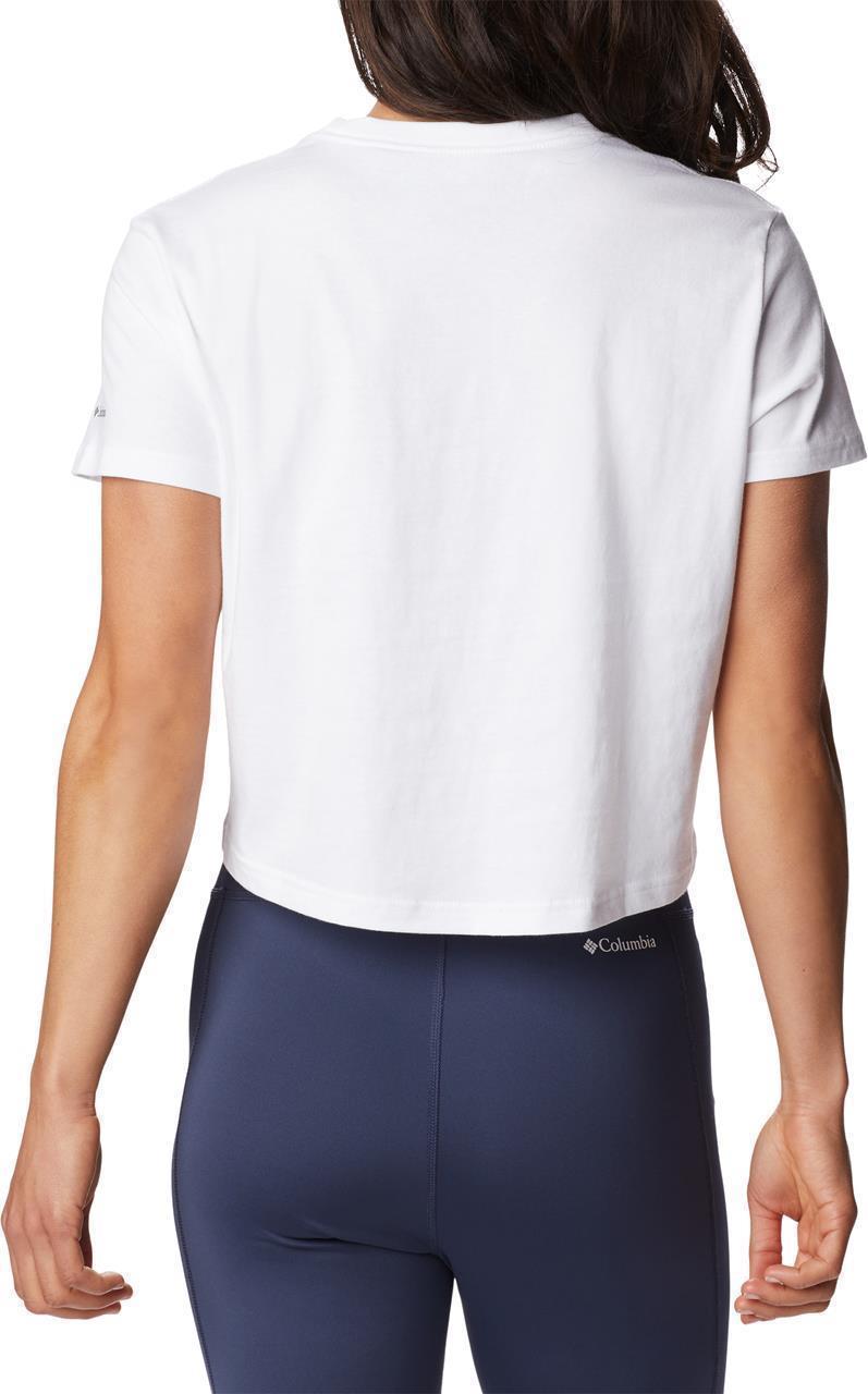 North Cascades Cropped Tee - Womens - White 2