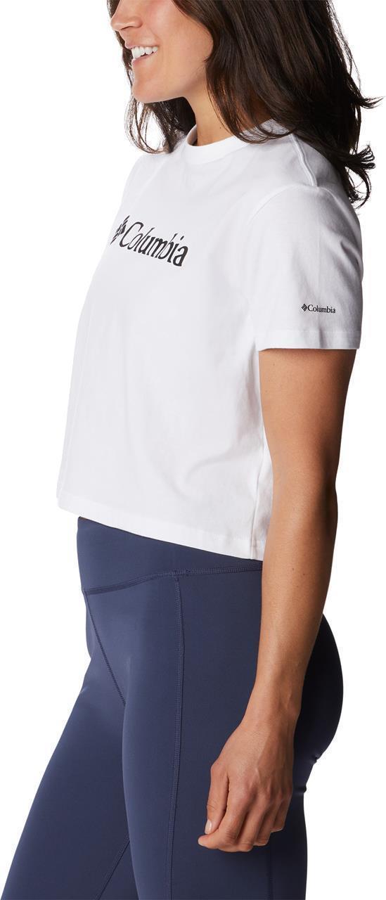North Cascades Cropped Tee - Womens - White 3