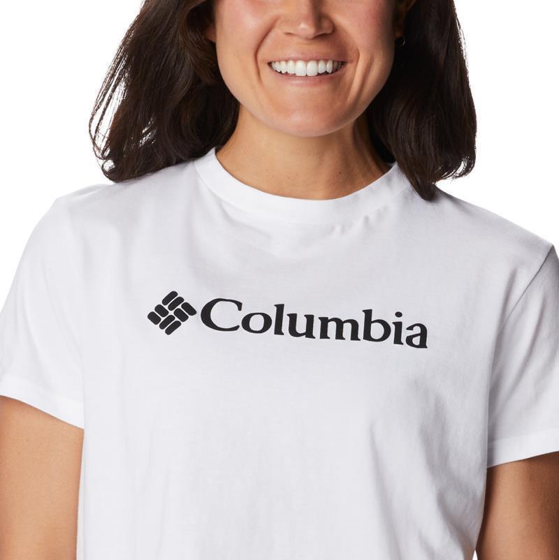 North Cascades Cropped Tee - Womens - White 5