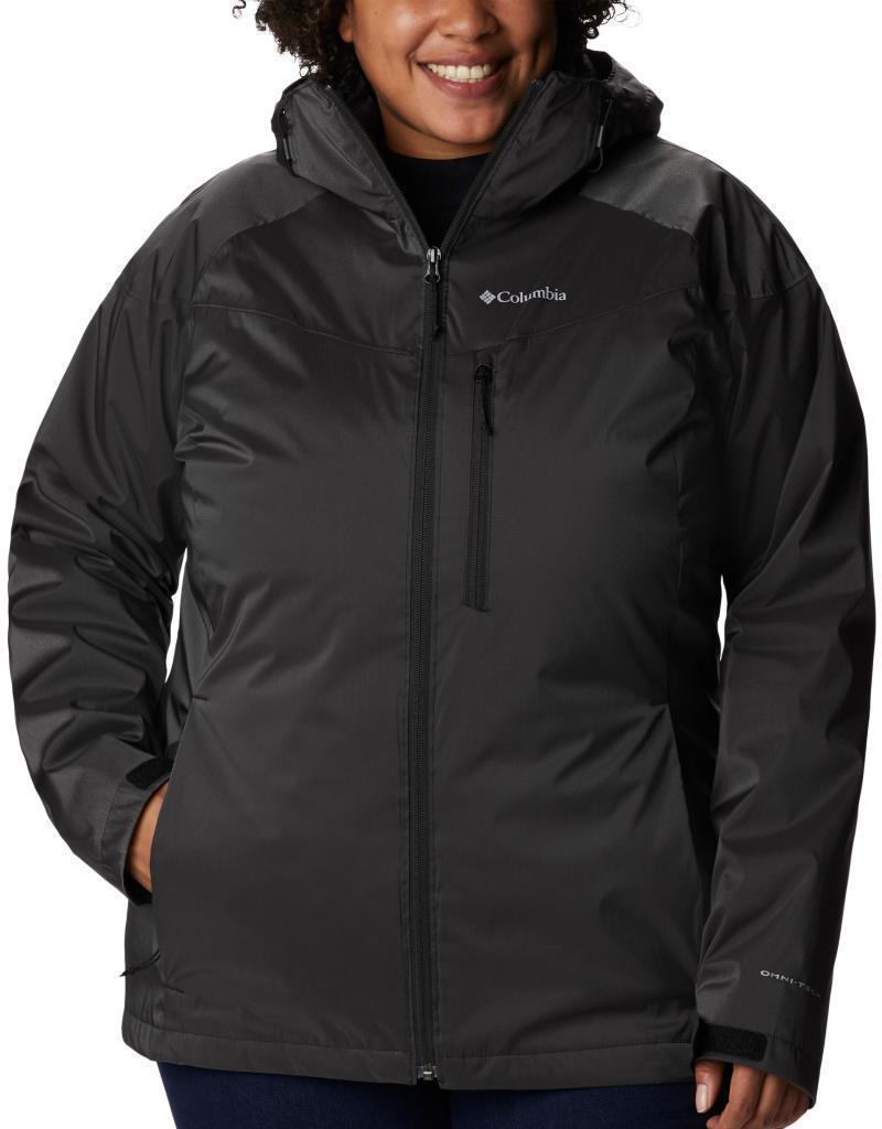 Oak Ridge Interchange Jacket - Plus - Womens - Black Sheen 1