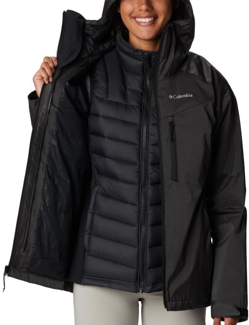 Oak Ridge Interchange Jacket - Womens - Black Sheen 6