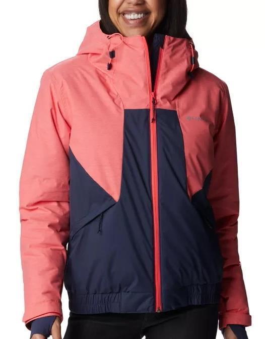 Oso Mountain Insulated Jacket - Womens - Nocturnal / Neon Sunrise 1
