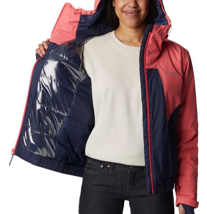 Oso Mountain Insulated Jacket - Womens - Nocturnal / Neon Sunrise 4