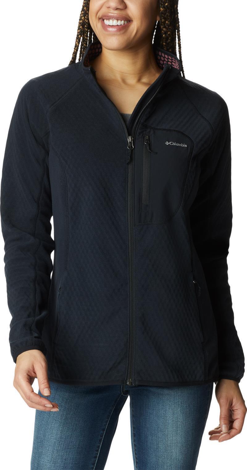 Outdoor Tracks Full Zip - Womens - Black 1