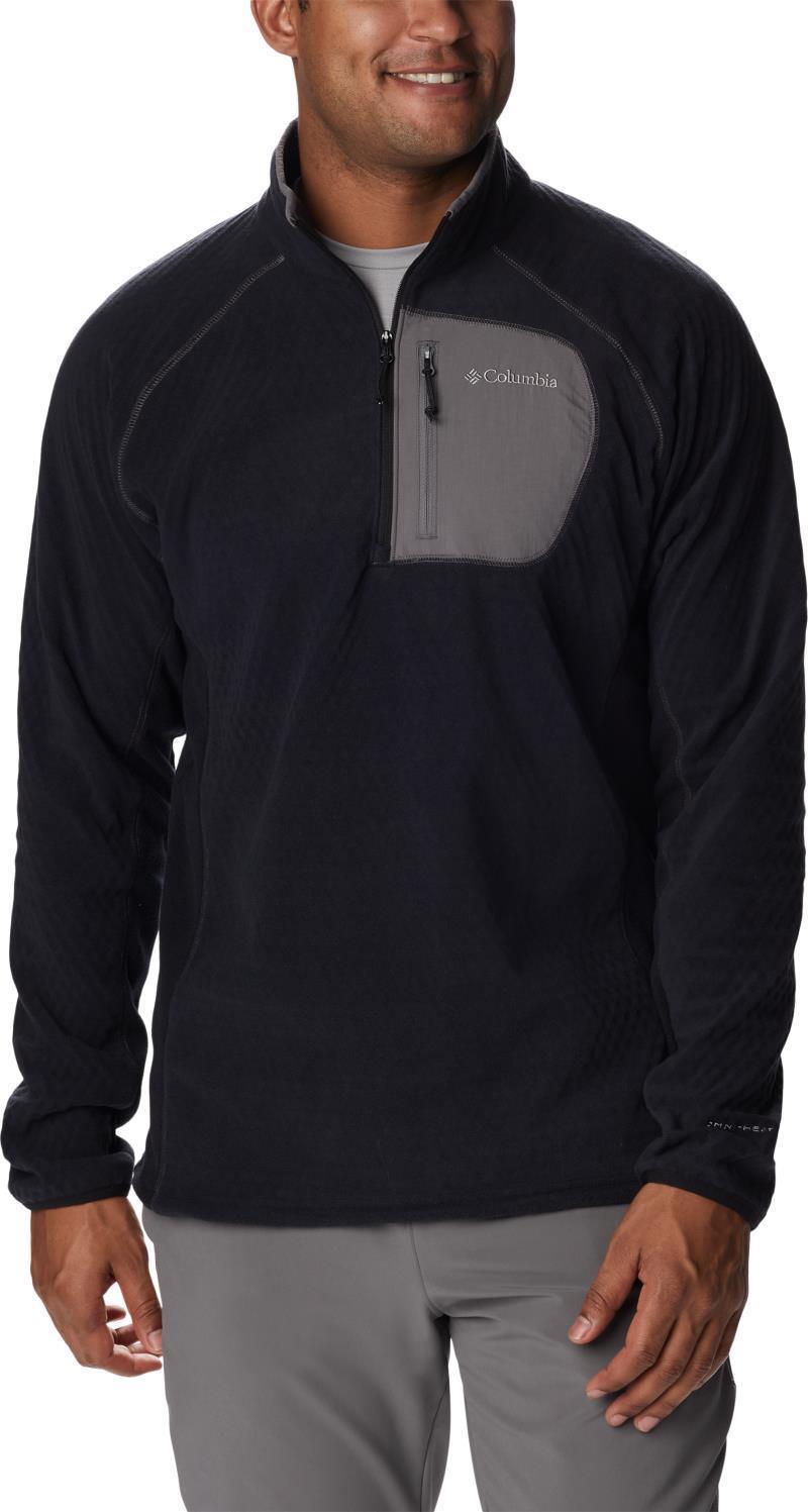 Outdoor Tracks Half Zip - Tall - Mens - Black / City Grey 1