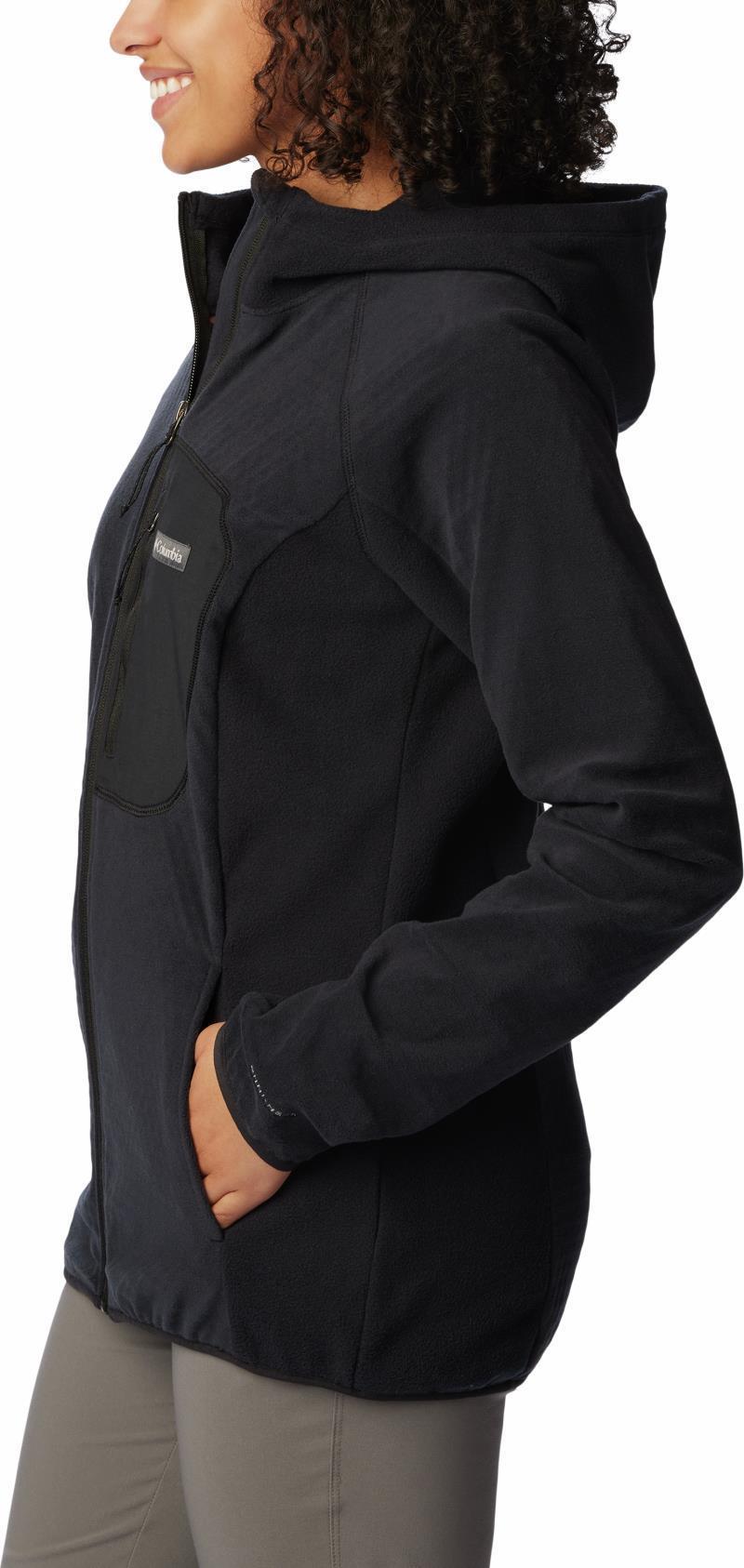 Outdoor Tracks Hooded Full Zip - Womens - Black 5