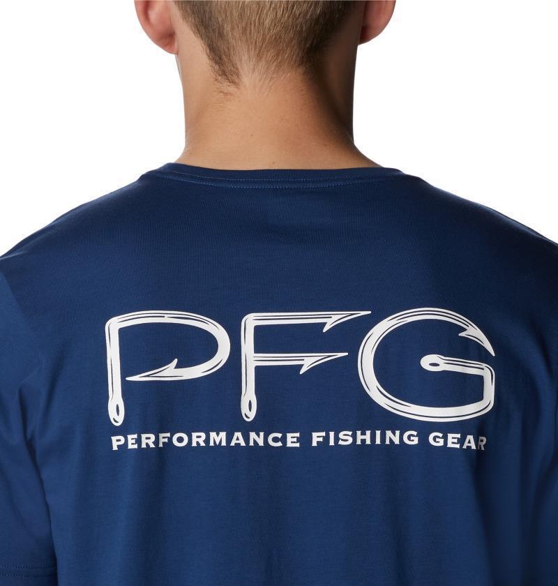 PFG Back Graphic SS Tee - Mens - Carbon / PFG Hooks Graphic 5
