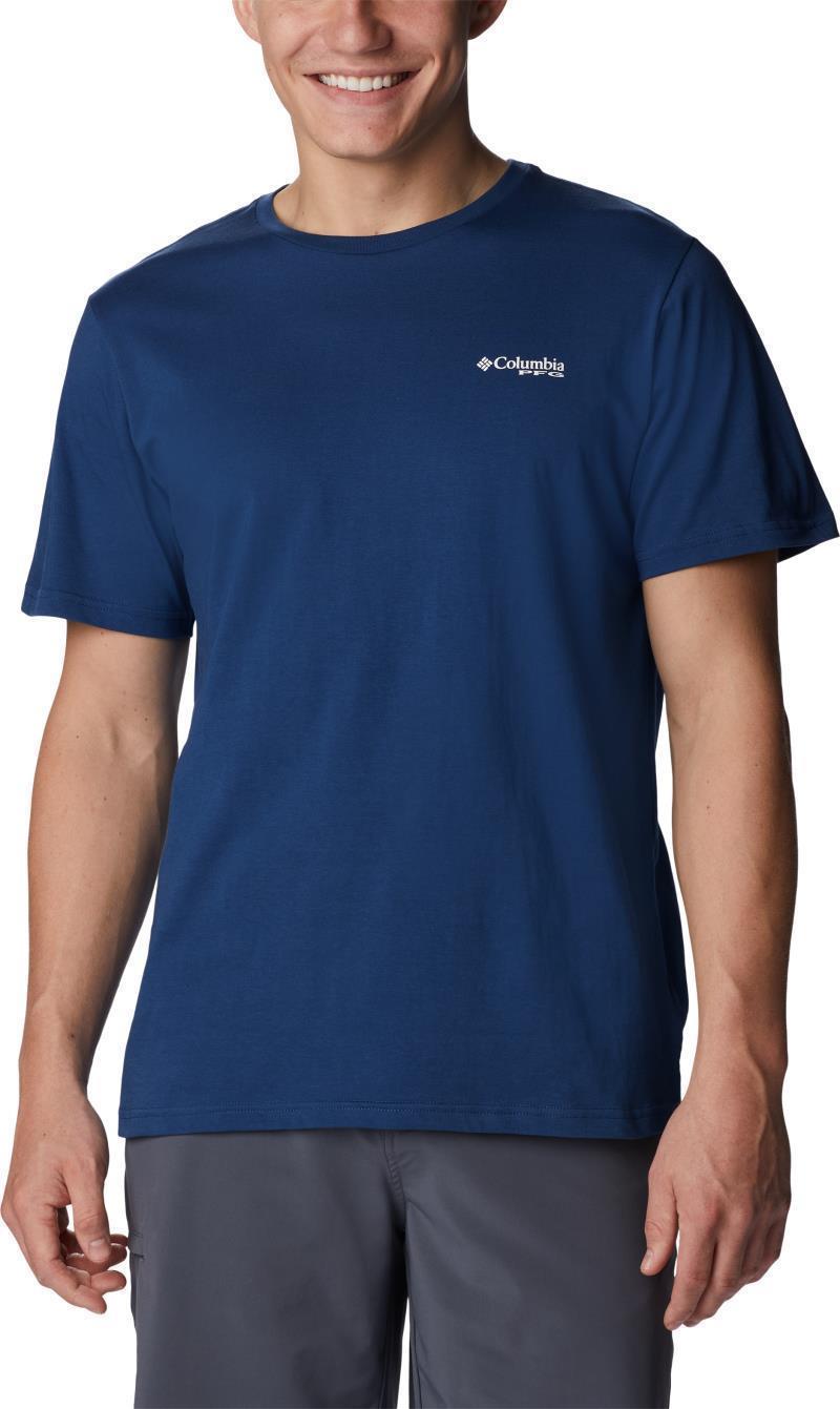 PFG Back Graphic SS Tee - Mens - Carbon / PFG Hooks Graphic 1