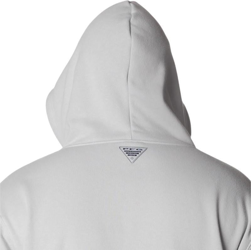 PFG Fish Flag II Hoodie - Big - Mens - Cool Grey / Bright Red Canada 5