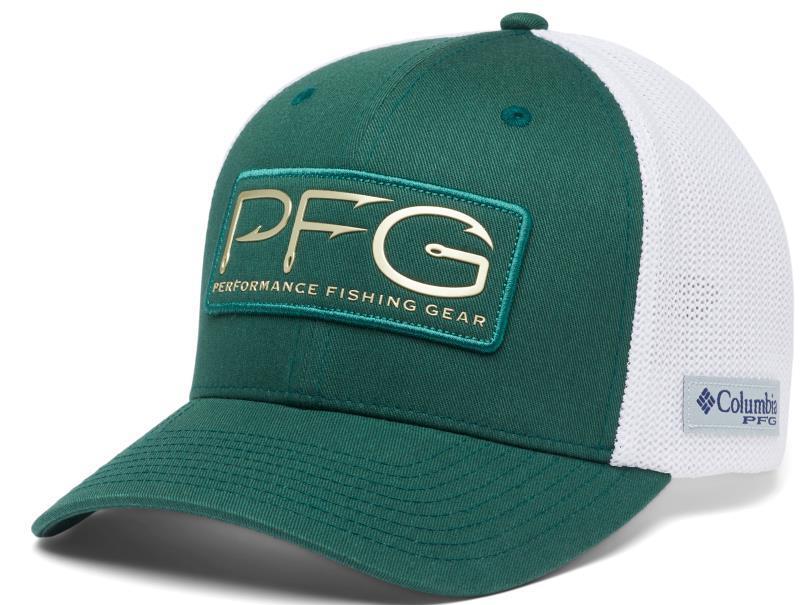 PFG Hooks Mesh Ball Cap - Dark Ivy / Gold 1