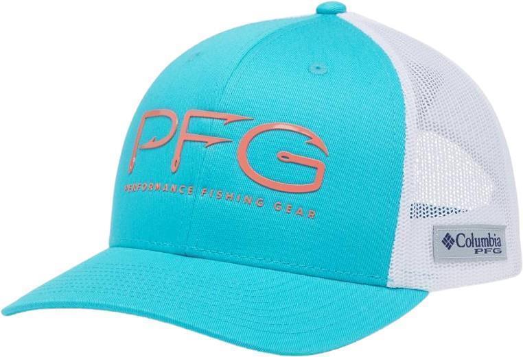 PFG Hooks Mesh Snap Back - Ocean Teal / Corange 1