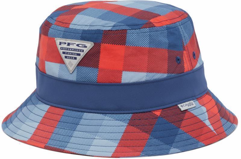 PFG Slack Tide Bucket Hat - Carbon Mid Gingham / Carbon 1