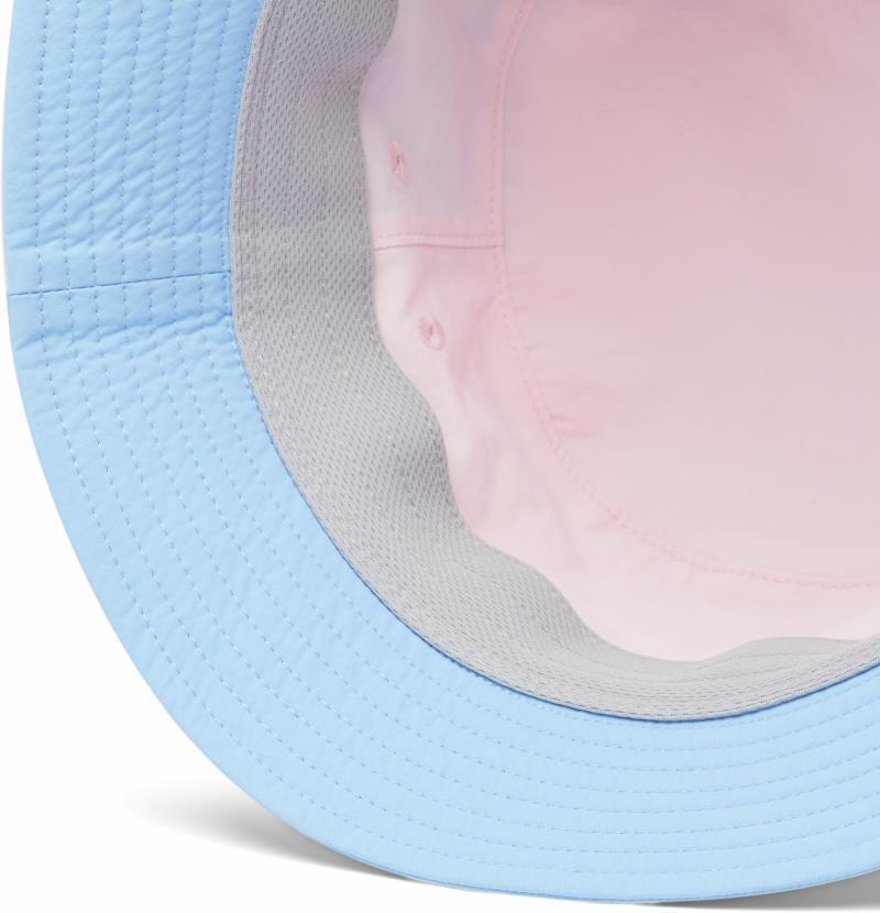 PFG Slack Tide Bucket Hat - Satin Pink / Agate Blue / Key West 3