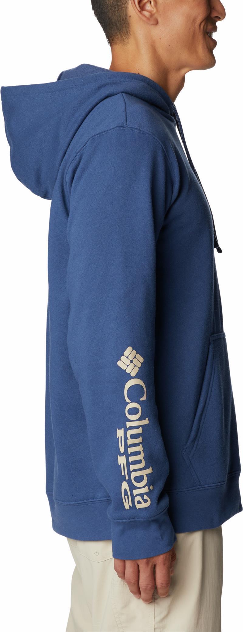 PFG Sleeve II Graphic Hoodie - Mens - Carbon / Ancient Fossil Logo 6