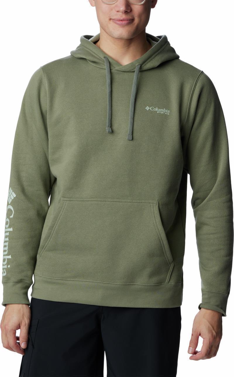 PFG Sleeve II Graphic Hoodie - Mens - Cypress / Cool Green Logo 1