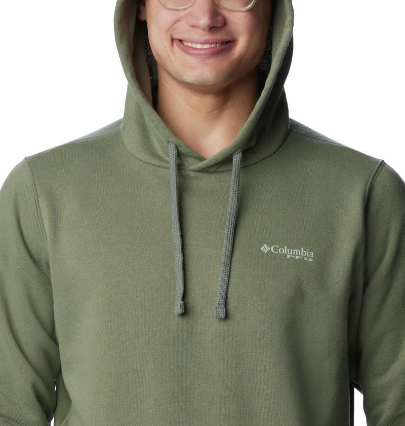 PFG Sleeve II Graphic Hoodie - Mens - Cypress / Cool Green Logo 4