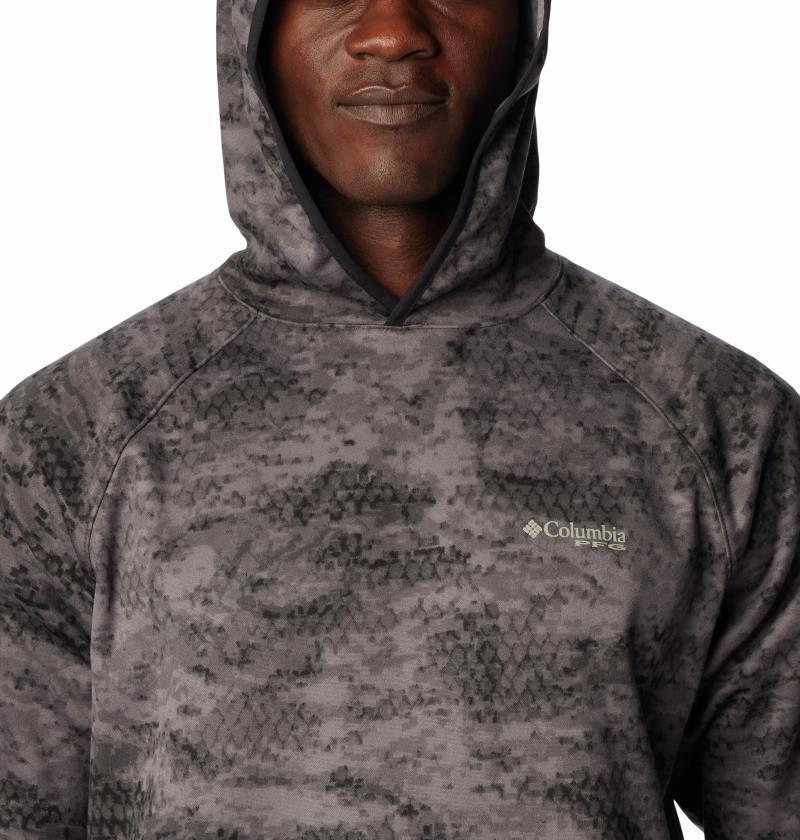 PFG Super Terminal Fleece Hoodie - Mens - Black PFG Camo / City Grey 4