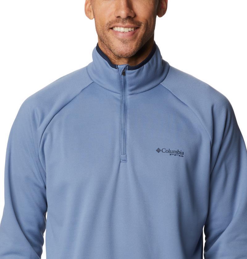 PFG Terminal Fleece 1/4 Zip - Mens - Bluestone / Collegiate Navy 4