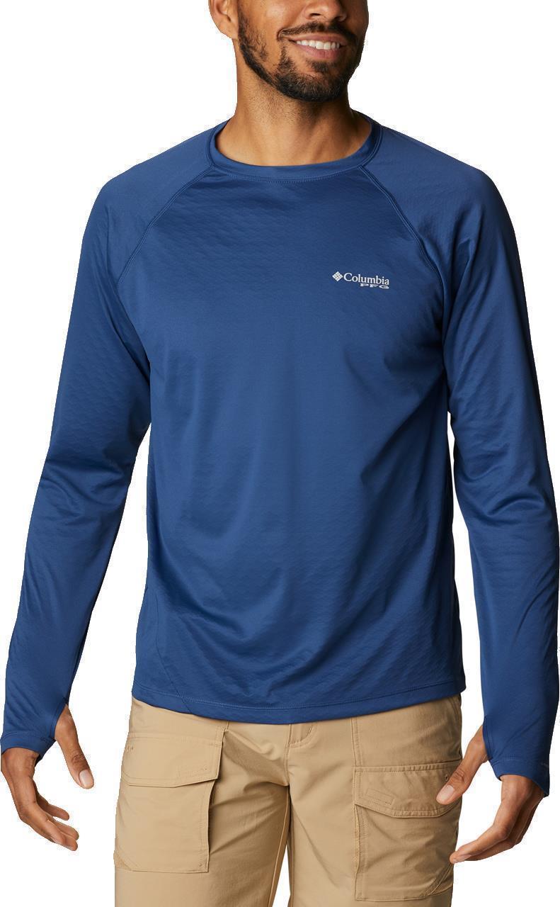 PFG Zero Rules Ice LS Shirt - Mens - Carbon 1