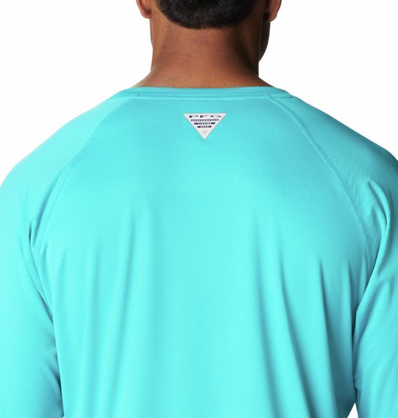 PFG Zero Rules Ice LS Shirt - Mens - Ocean Teal 5