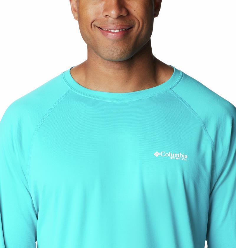 PFG Zero Rules Ice LS Shirt - Mens - Ocean Teal 6