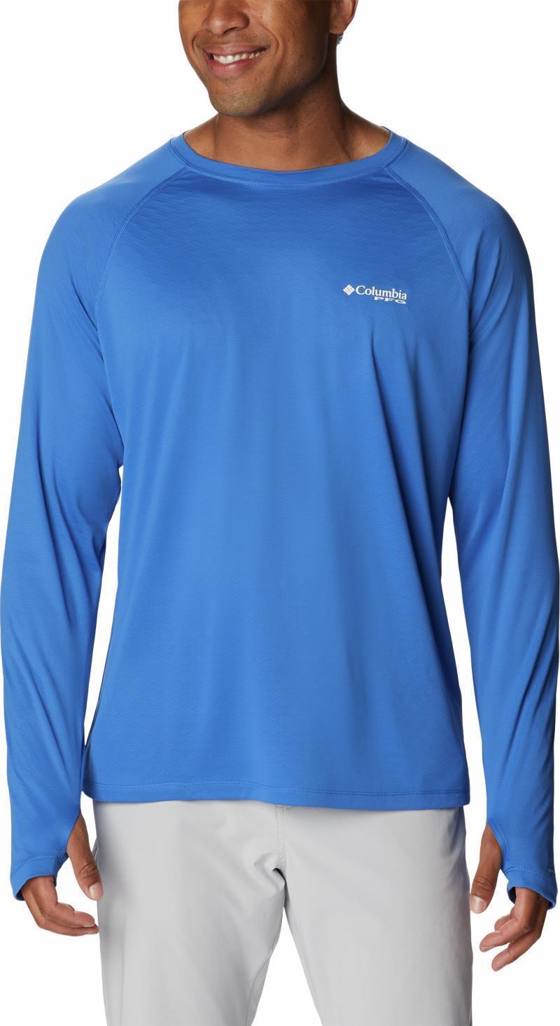 PFG Zero Rules Ice LS Shirt - Mens - Vivid Blue 1