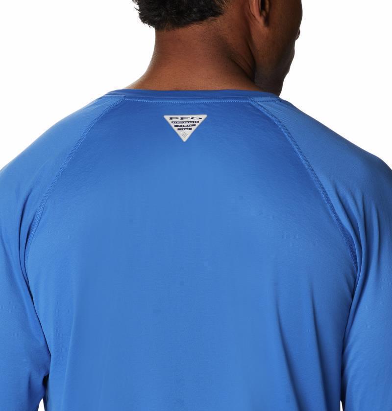 PFG Zero Rules Ice LS Shirt - Mens - Vivid Blue 5